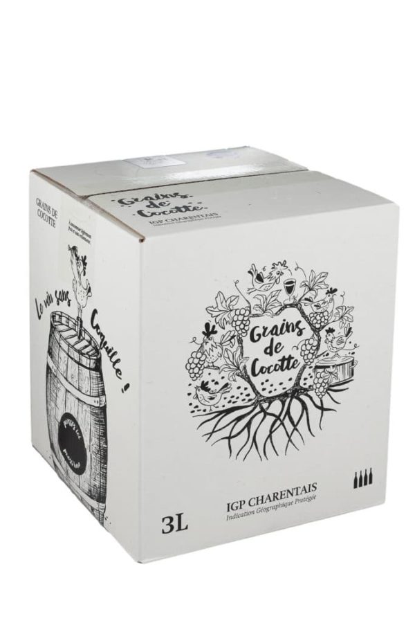 BIB 3L Grains de Cocotte Blanc 2024