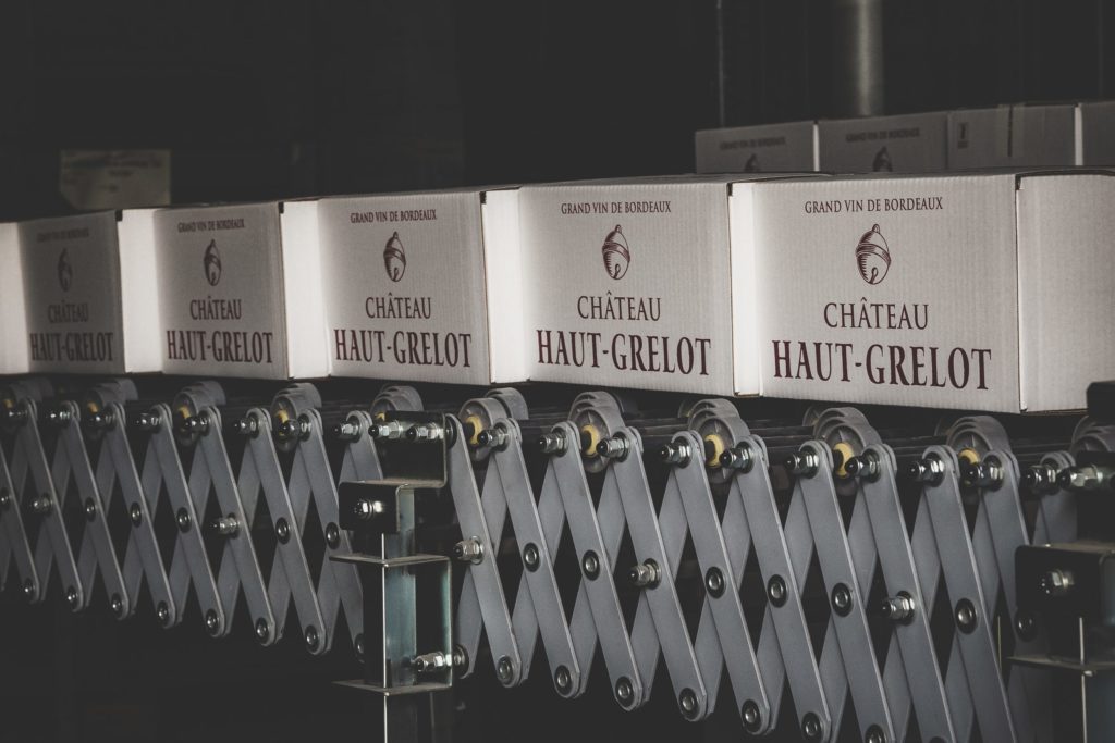 Emballage bouteilles vins Château Haut-Grelot